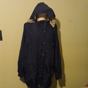 Cottage Essentials Women's Navy Blue Utility Jacket Size L